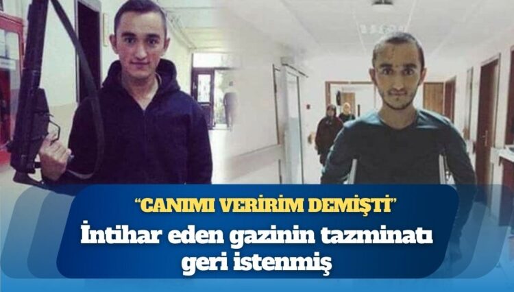 İntihar eden gazinin tazminatı geri istenmiş