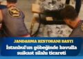 Jandarma restoranı bastı: İstanbul’un göbeğinde bavulla suikast silahı ticareti