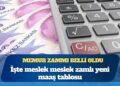 Memur zammı belli oldu: İşte meslek meslek yeni maaşlar