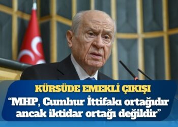 Bahçeli’den kürsüde emekli çıkışı: MHP, Cumhur İttifakı ortağıdır ancak iktidar ortağı değildir