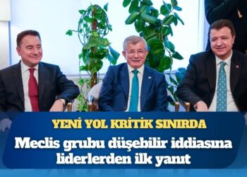 Yeni Yol kritik sınırda: Meclis grubu düşebilir iddiasına liderlerden ilk yanıt