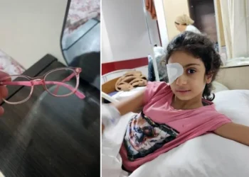 Plastik sandıkları gözlük cam çıktı: Oyun oynarken düşen Şeyma, bir gözünü kaybetti