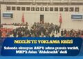Meclis’te yoklama krizi: Salonda olmayan AKP’li adına pusula verildi, MHP’li Adan “Ahlaksızlık” dedi