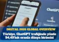 Türkiye, ChatGPT trafiğinde yüzde 94,49’luk oranla dünya birincisi
