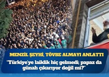 Menzil Şeyhi, tövbe almayı anlattı: “Türkiye’ye laiklik hiç gelmedi; papaz da günah çıkarıyor değil mi?”