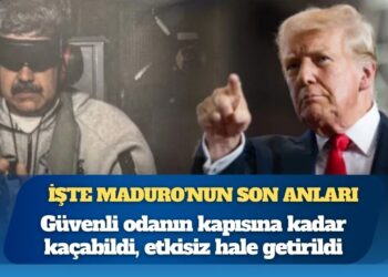 İşte Maduro’nun son anları: Güvenli odanın kapısına kadar kaçabildi