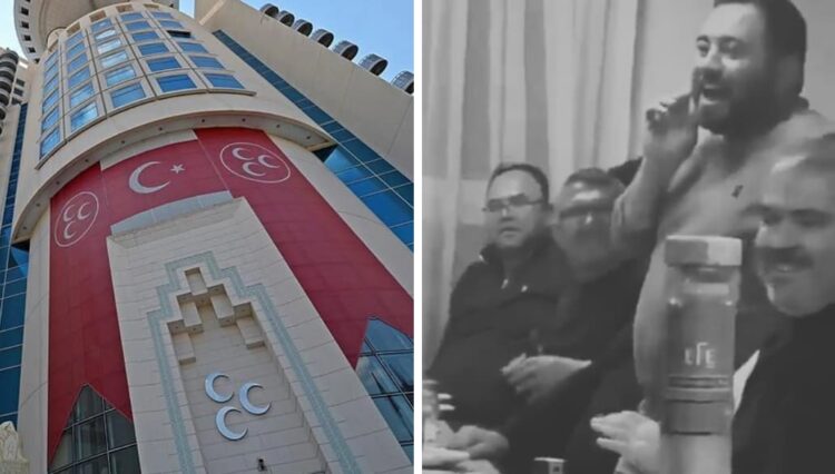 İçki masasında ‘sela’ okutan MHP’li hakkında karar