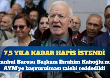 İbrahim Kaboğlu ve baro yöneticilerine 7,5 yıla kadar hapis istendi
