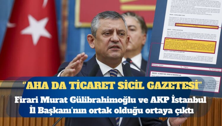 Firari Murat Gülibrahimoğlu ve AKP İstanbul İl Başkanı Osman Nuri Kabaktepe’nin ortak olduğu ortaya çıktı