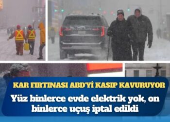 Kar fırtınası ABD’yi kasıp kavuruyor: En az 7 kişi hayatını kaybetti, yüz binlerce evde elektrik yok, on binlerce uçuş iptal edildi