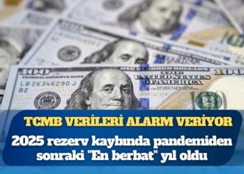TCMB verileri alarm veriyor: 2025 rezerv kaybında pandemiden sonraki “En berbat” yıl oldu