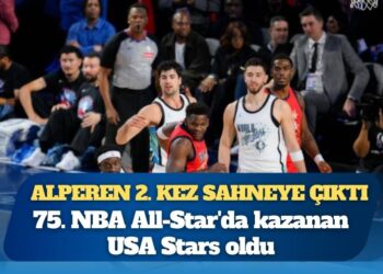 Alperen Şengün üst üste 2. kez sahneye çıktı: 75. NBA All-Star’da kazanan USA Stars oldu