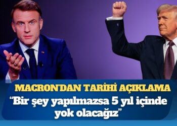 Macron’dan tarihi açıklama: ‘ABD, Avrupa’yı bölmeyi hedefliyor, bir şey yapılmazsa 5 yıl içinde yok olacağız’