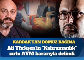 Kardak’tan Domuz bağına: Ali Türkşen’in “Kahramanlık” zırhı AYM kararıyla delindi