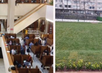 Boğaziçi Üniversitesi’nin tarihi kütüphanesi yıkıldı, yerine çayır yapıldı