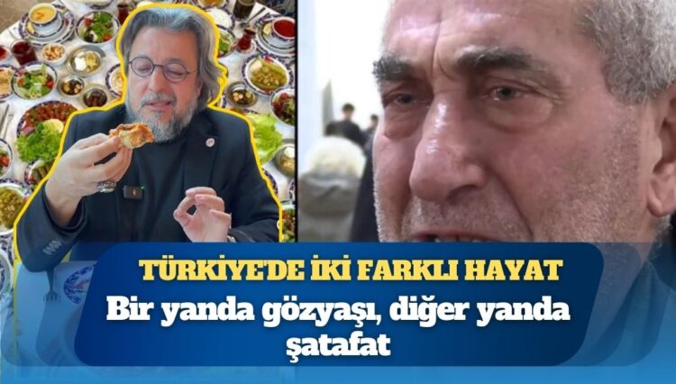 Bir yanda gözyaşı diğer yanda şatafat: Saray danışmanının lüks iftar sofrası