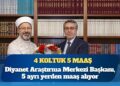 Diyanet Araştırma Merkezi Başkanı, 5 ayrı yerden maaş alıyor