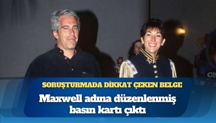 Der Spiegel: Epstein’in suç ortağı Maxwell, Almanya’da düzenlenmiş bir basın kartına sahipti