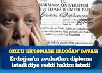 Özgür Özel’e “Diplomasız Erdoğan” davası: Erdoğan’ın avukatları diploma istedi diye reddi hakim istedi