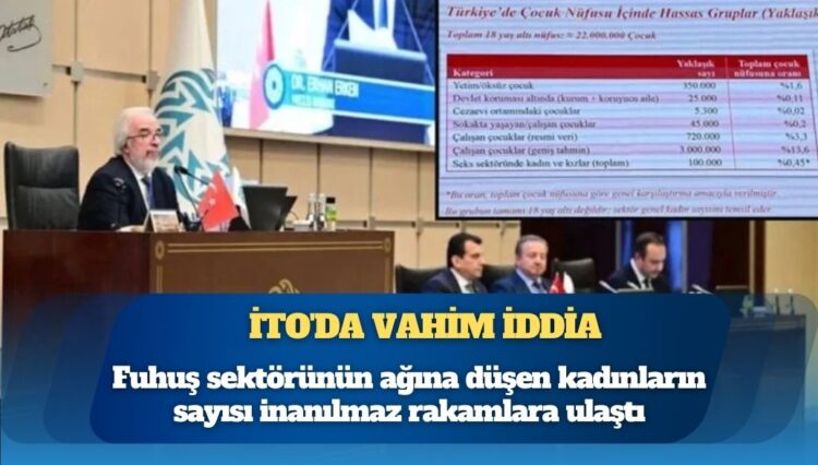 İTO’da vahim iddia: Fuhuş sektörünün ağına düşen kadınların sayısı inanılmaz rakamlara ulaştı