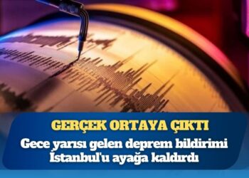 Gece yarısı gelen deprem bildirimi İstanbul’u ayağa kaldırdı