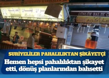 İstanbul’daki Suriyeliler pahalılıktan şikâyetçi