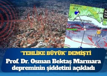 ‘Tehlike büyük’ dediği Marmara depreminin şiddetini açıkladı
