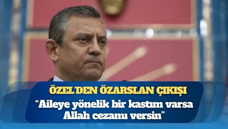 Özgür Özel’den Mesut Özarslan çıkışı: “Kastım varsa Allah cezamı versin”