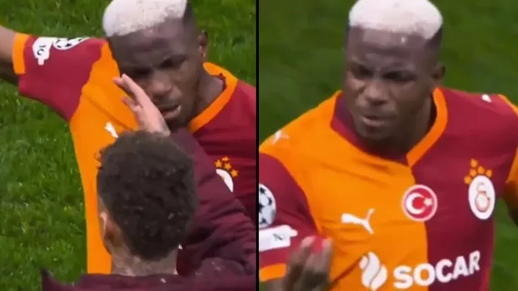 İşte herkesin merak ettiği sorunun yanıtı: Osimhen maç bitiminde neden çılgına döndü?