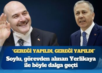 Süleyman Soylu, görevden alınan Ali Yerlikaya ile böyle dalga geçti