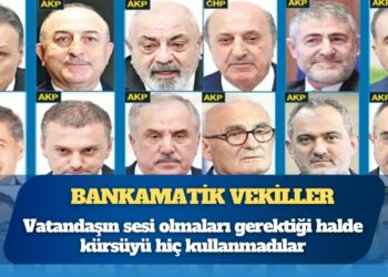 Bankamatik vekiller: Söz almadılar, maaş aldılar