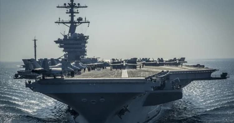 ABD, uçak gemisine yaklaşan İran’a ait İHA’yı düşürdü