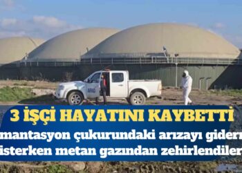Amasya’da biyogaz tesisinde metan gazından zehirlenen 3 işçi hayatını kaybetti