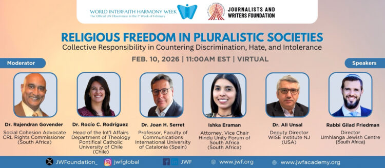 Gazeteciler ve Yazarlar Vakfı’ndan kritik panel: Çoğulcu toplumlarda dini özgürlükler masaya yatırılacak