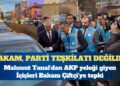 Mahmut Tanal’dan AKP yeleği giyen İçişleri Bakanı Çiftçi’ye tepki