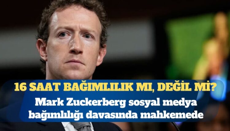 Mark Zuckerberg sosyal medya bağımlılığı davasında mahkemede