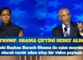 Trump ırkçı video ile Obama çiftini hedef aldı