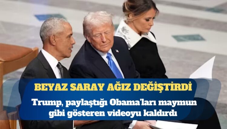 Trump, paylaştığı Obama’ları maymun gibi gösteren videoyu kaldırdı