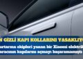 Çin otomobillerde gizli kapı kollarını yasaklıyor