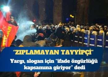 Yargı, “Zıplamayan Tayyipçi” sloganını ifade özgürlüğü saydı