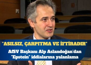 AfSV Başkanı Alp Aslandoğan’dan “Epstein” iddialarına yalanlama: “Asılsız, çarpıtma  ve iftiradır”