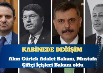 Resmi Gazete’de yayımlandı: Akın Gürlek Adalet Bakanı, Mustafa Çiftçi İçişleri Bakanı oldu