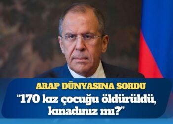 Lavrov Arap dünyasına sordu: 170 kız çocuğu öldürüldü, kınadınız mı?