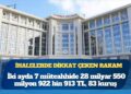 Kamu ihalelerinde dikkat çeken rakam: İki ayda 7 müteahhide 28 milyar 550 milyon 922 bin 913 TL, 83 kuruş