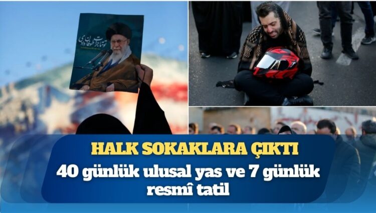 İran’da Ayetullah Ali Hamaney’in öldürülmesinden sonra halk sokaklara çıktı
