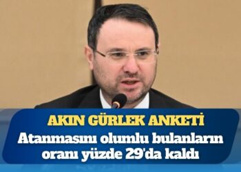 Akın Gürlek ataması: Halkın sadece yüzde 29’u destekledi