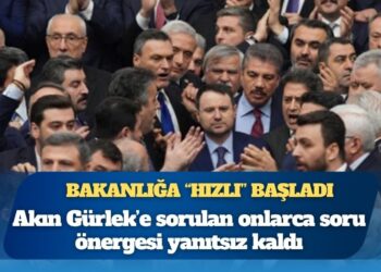 Adalet Bakanı Akın Gürlek 71 soru önergesini yanıtsız bıraktı