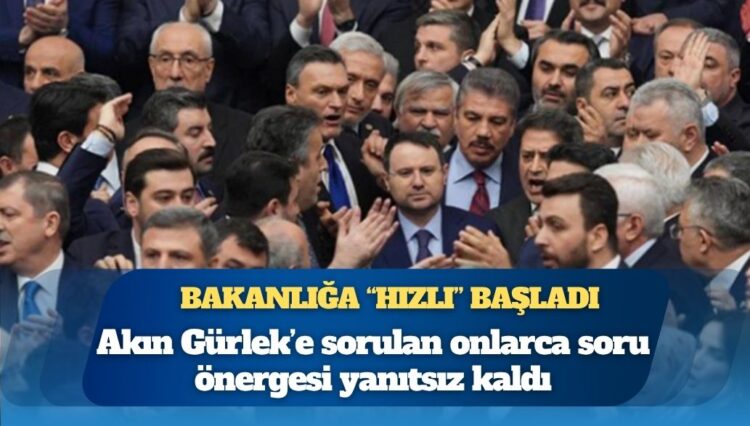 Adalet Bakanı Akın Gürlek 71 soru önergesini yanıtsız bıraktı