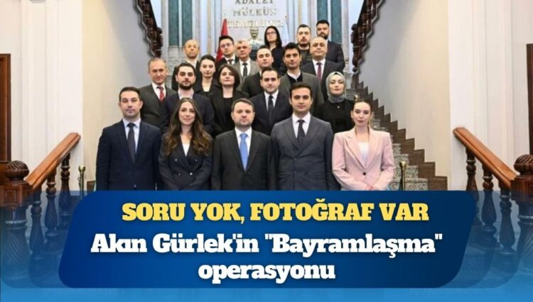 Akın Gürlek usulü bayramlaşma: Soru sormak yasak, fotoğraf zorunlu
