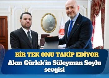 Akın Gürlek’in Süleyman Soylu sevgisi: Bir tek onu takip ediyor